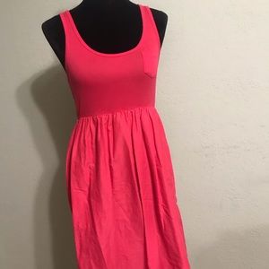 Pink GAP tank dress with pockets!